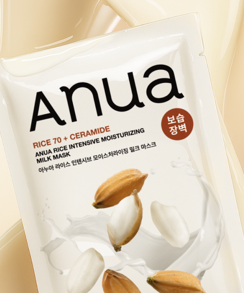 ANUA Rice Intensive Moisturizing Milk Mask 1 Sheet