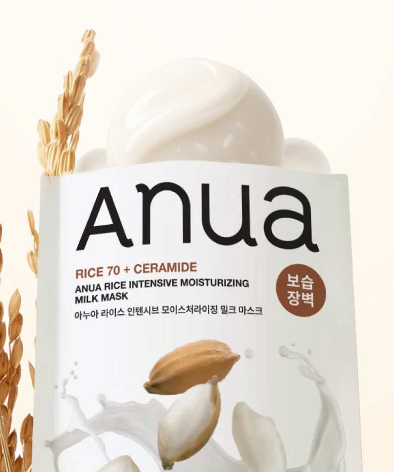 ANUA Rice Intensive Moisturizing Milk Mask 1 Sheet