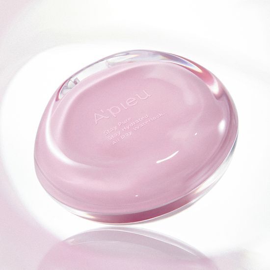 A'PIEU  Waterlock Comfort Veil Cushion 15g de la marque A'PIEU, photo sur fond clair, boîtier rose pastel.