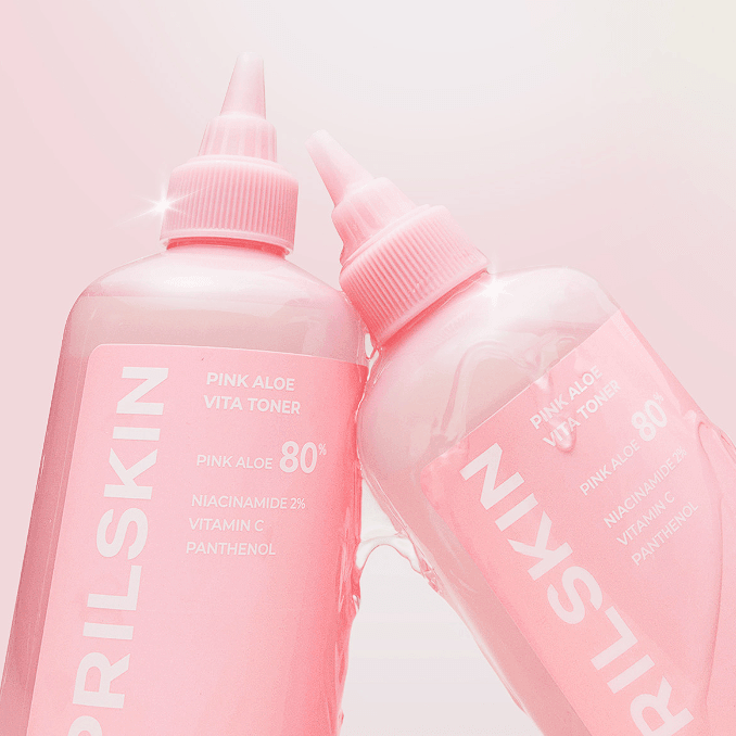 APRIL SKIN Pink Aloe Vita Toner disponible sur Ma petite Coree, ton Eshop 100% K-beauty en direct de Seoul