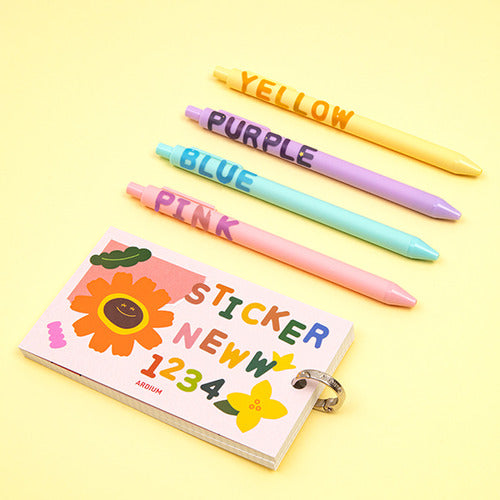 ARDIUM My Color Alphabet Stickers disponible sur Ma petite Coree, ton Eshop 100% K-beauty en direct de Seoul