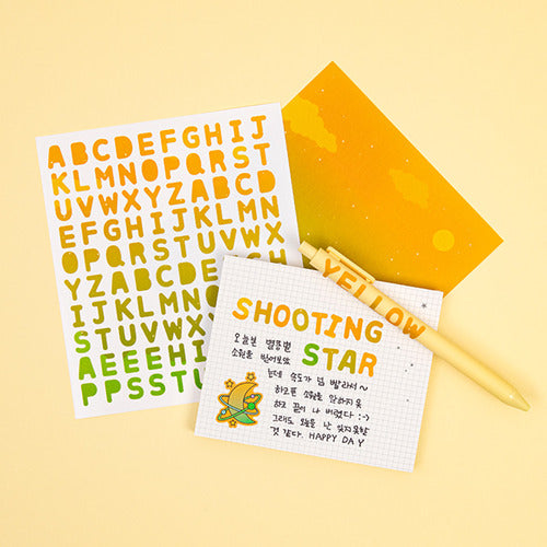 ARDIUM My Color Alphabet Stickers disponible sur Ma petite Coree, ton Eshop 100% K-beauty en direct de Seoul