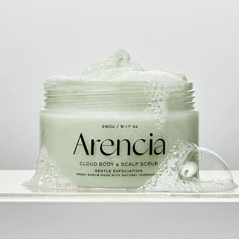 ARENCIA Fresh Cloud Body Scrub 260g disponible sur Ma petite Coree, ton Eshop 100% K-beauty en direct de Seoul
