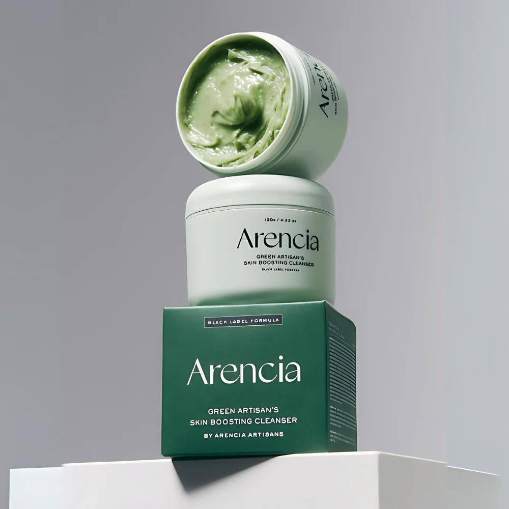 ARENCIA Green Artisan Skin Boosting Cleanser 120g disponible sur Ma petite Coree, ton Eshop 100% K-beauty en direct de Seoul