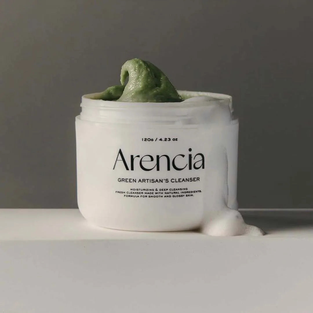 ARENCIA Green Artisan Skin Boosting Cleanser 120g disponible sur Ma petite Coree, ton Eshop 100% K-beauty en direct de Seoul