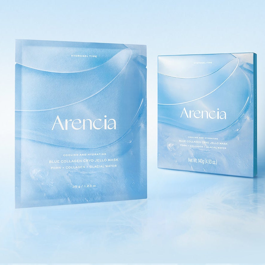 ARENCIA Blue Collagen Cryo Gel Mask (4 sheets)