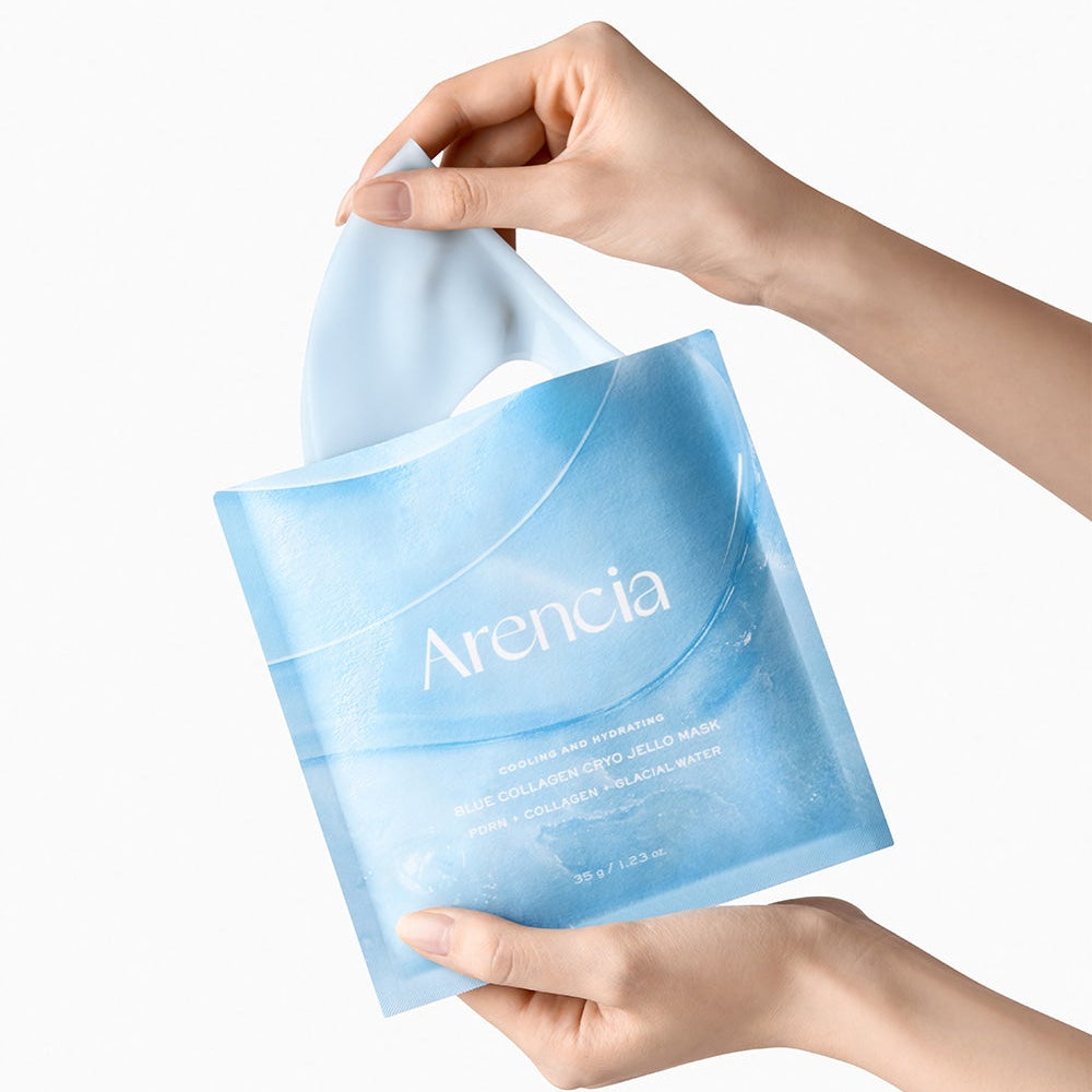 ARENCIA Blue Collagen Cryo Gel Mask (4 sheets)