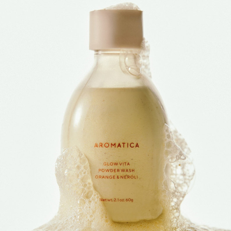 AROMATICA Glow Vita Powder Wash Orange & Neroli 60G