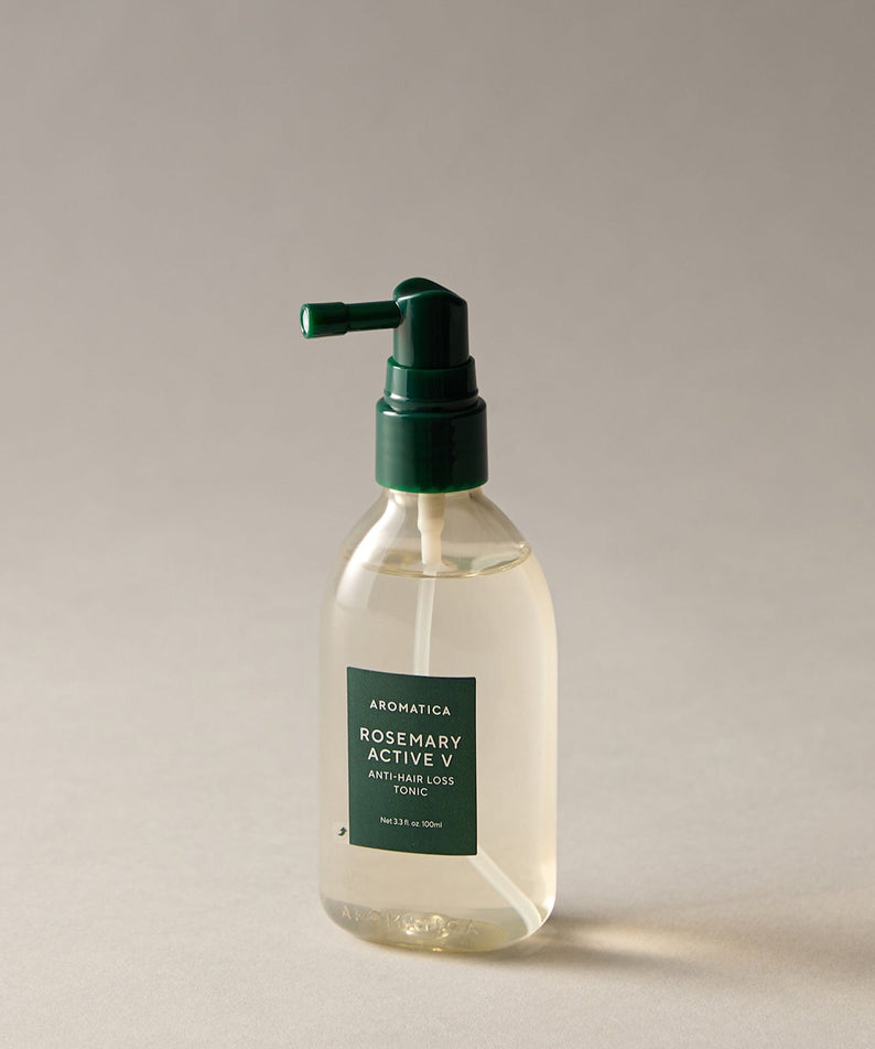 Flacon de 100ML de AROMATICA Rosemary Active V Anti-Hair Loss Tonic, traitement anti-chute.