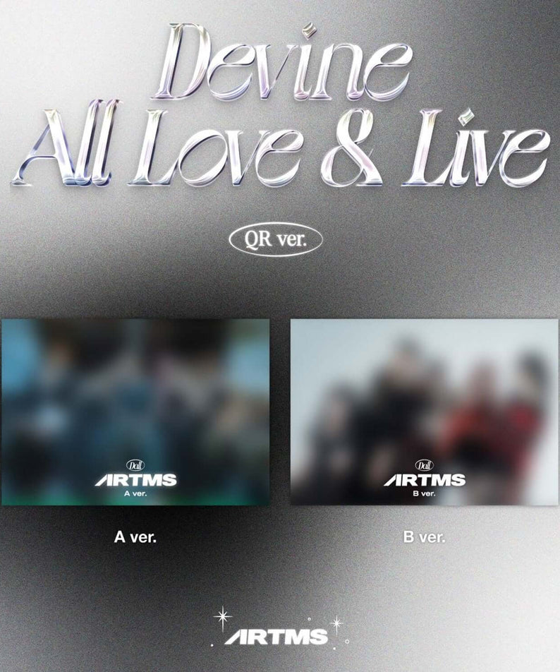 ARTMS - 1st Album [Dall] (QR ver.) (Set of 2) - Album Kpop, visuels A ver. et B ver. avec mention QR sur fond
