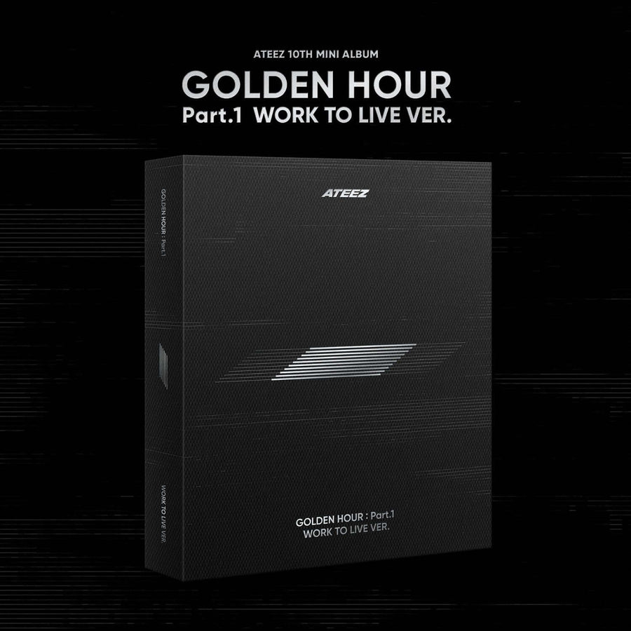 ATEEZ - 10th Album [GOLDEN HOUR : Part.1 ‘WORK TO LIVE VER.’] - Album Kpop