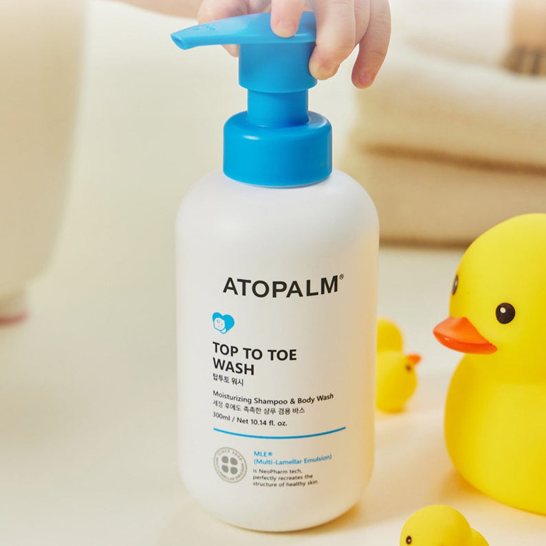ATOPALM Atopalm Top to Toe Wash 460ml + Refill 400ml Set