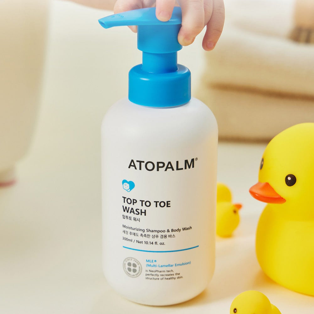 ATOPALM Atopalm Top to Toe Wash 460ml + Refill 400ml Set