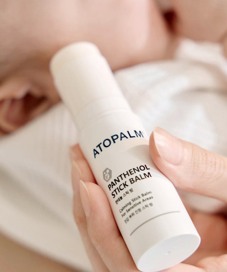 Baume en stick ATOPALM Panthenol 10g pour peau sensible bébé