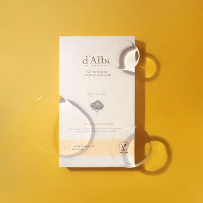 D'ALBA White Truffle Double Mask Pack [Nutritive/ Hydrating] (4 Sheets)