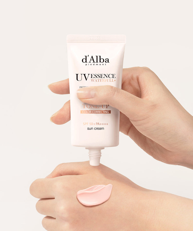 D'ALBA Vegan Waterfull Pink Tone-Up Suncream
