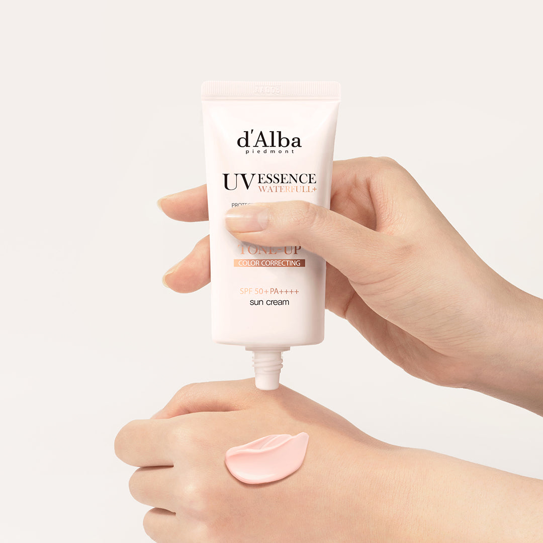 D'ALBA Vegan Waterfull Pink Tone-Up Suncream