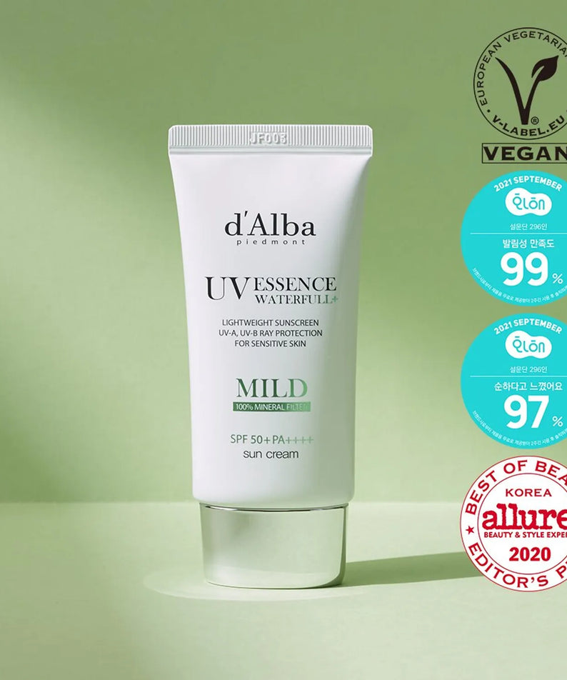 D'ALBA Vegan Waterfull Mild Suncream 50ml