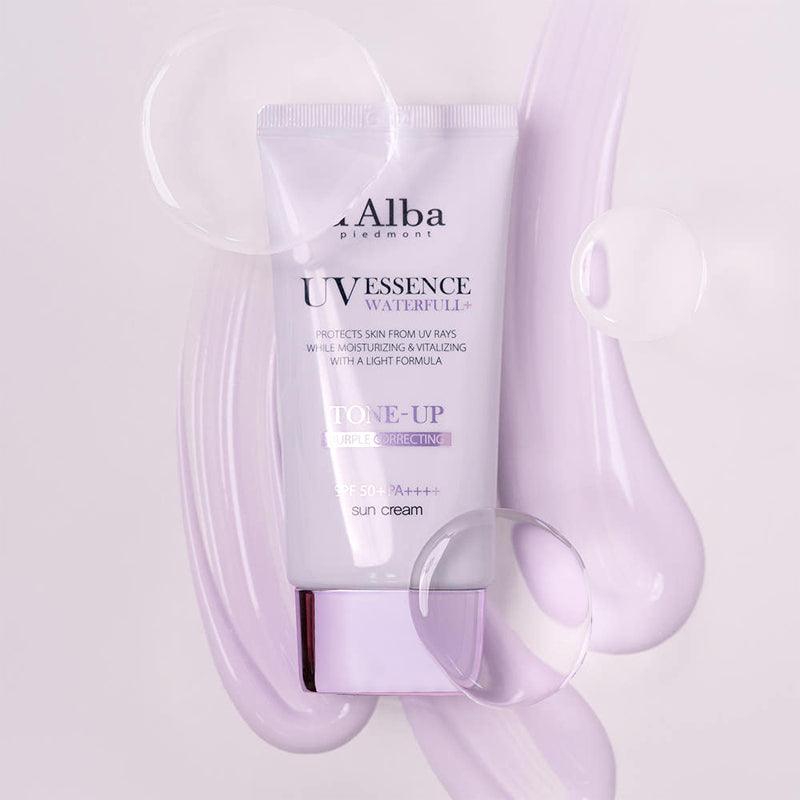 D'ALBA Vegan Waterfull Purple Tone-Up Suncream 50ml