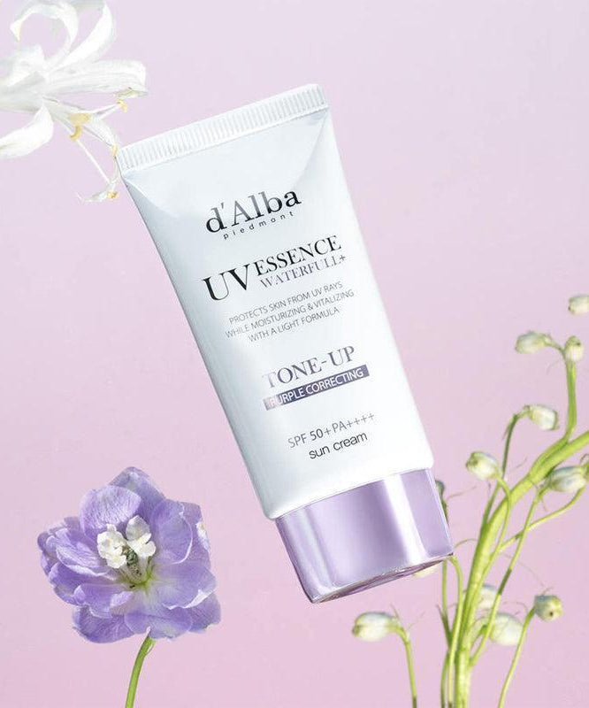 D'ALBA Vegan Waterfull Purple Tone-Up Suncream 50ml
