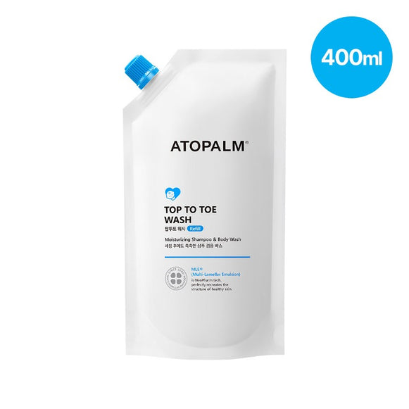 ATOPALM Top to Toe Wash Refill 400ml