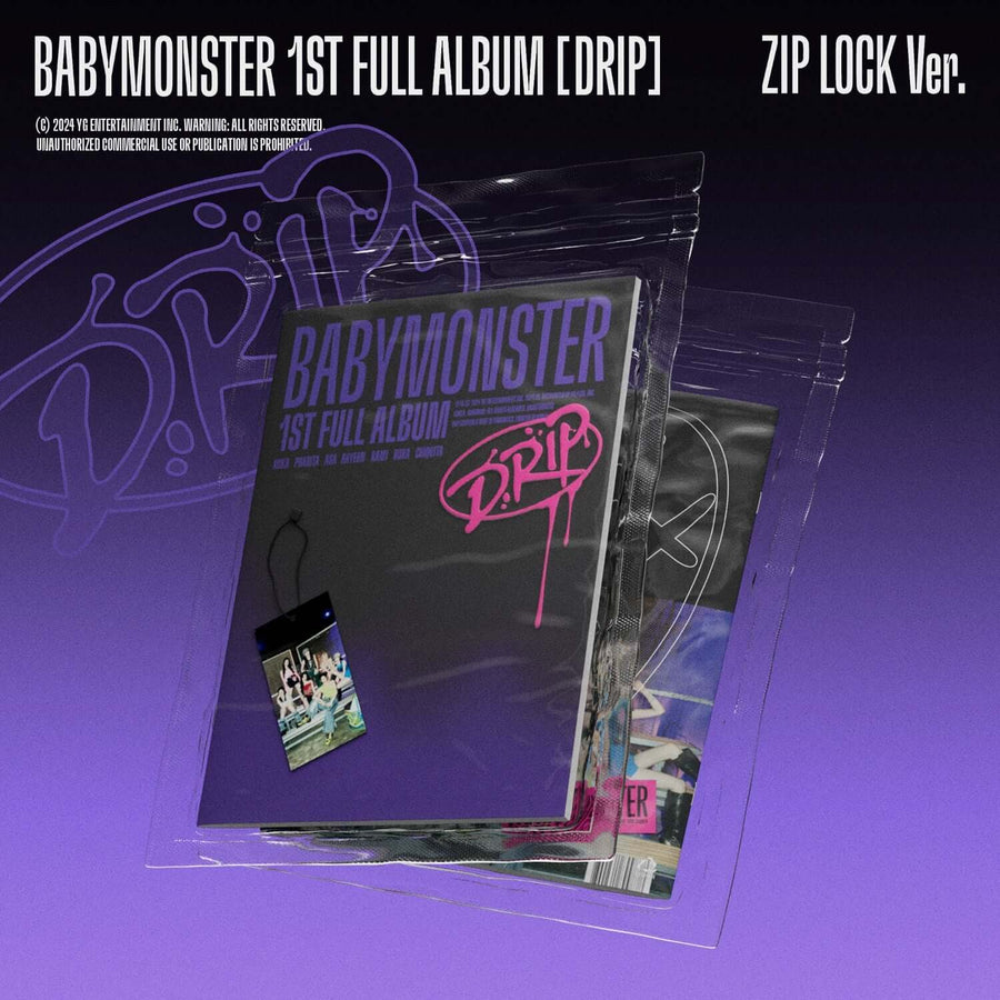 BABYMONSTER - 1st FULL ALBUM [DRIP] (ZIP LOCK Ver.) - Album Kpop