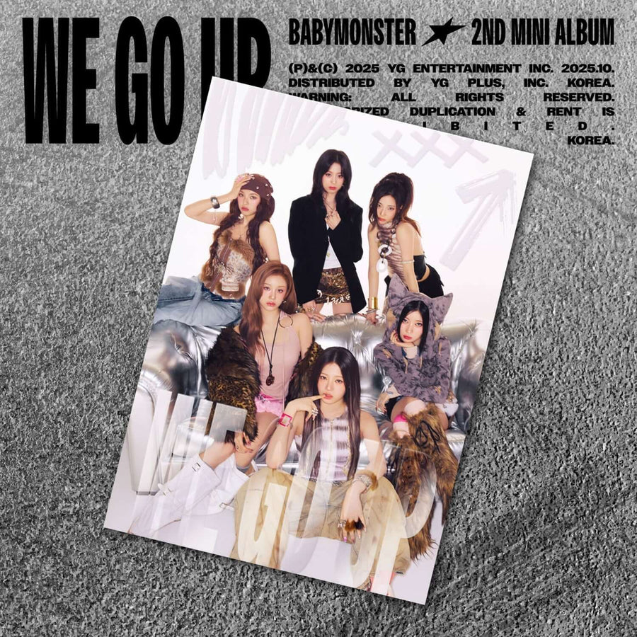 BABYMONSTER - 2nd MINI ALBUM [WE GO UP] POSTCARD Ver. - Album Kpop