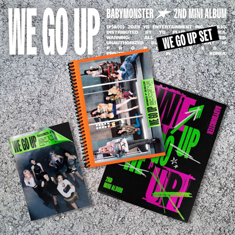 BABYMONSTER - 2nd MINI ALBUM [WE GO UP] SET - Album Kpop