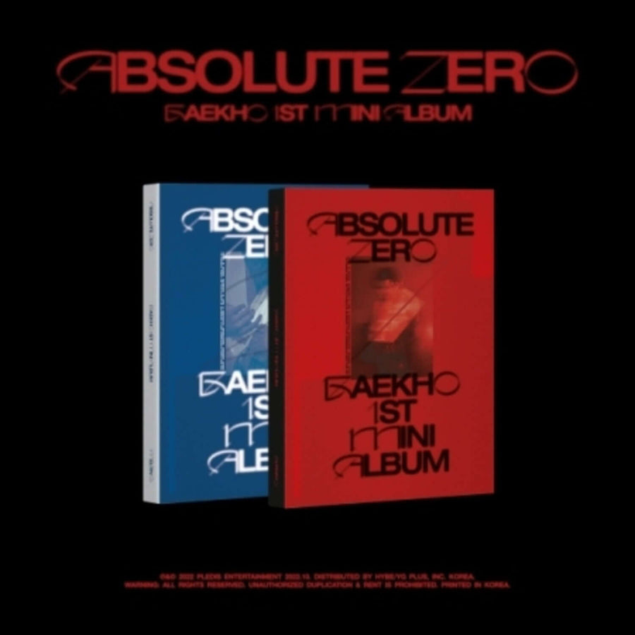 BAEKHO - BAEKHO 1st Mini Album [Absolute Zero] (Random 1 of 2) - Album Kpop