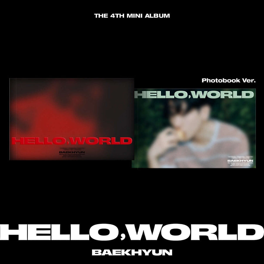 BAEKHYUN - 4th Album [Hello, World] (Photobook Ver.) (Set of 2) - Album Kpop