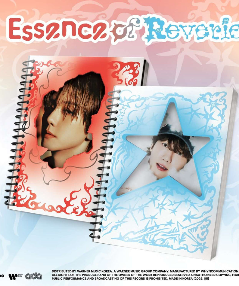 BAEKHYUN - Essence of Reverie – The 5th Mini Album [Photobook] (Random 1 of 2) - Album Kpop : photobook rouge/bleu.