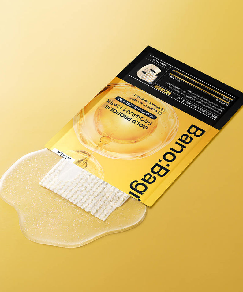BANOBAGI Gold Propolis Program Mask (5-pack)