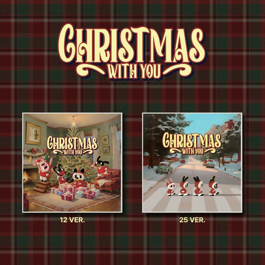 B.A.P (BANG YONGGUK & JUNG DAEHYUN & YOO YOUNGJAE & MOON JONGUP) - Christmas Special Album [Christmas With You] (Random 1 of 2) - Album Kpop