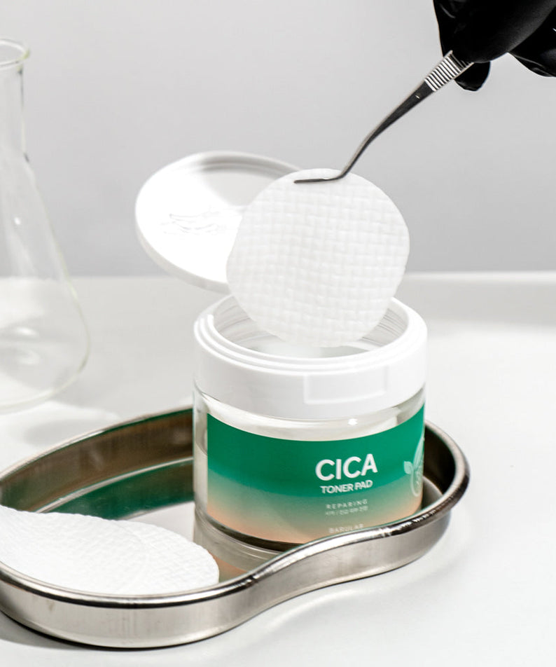 BARULAB The Clean Vegan Toner Pad Cica disponible sur Ma petite Coree, ton Eshop 100% K-beauty en direct de Seoul