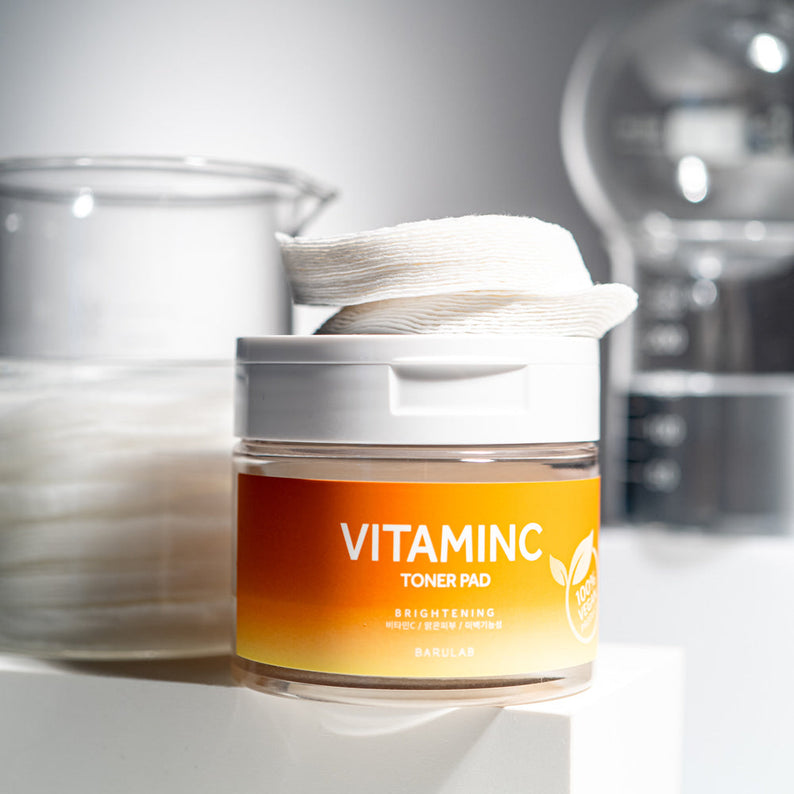 BARULAB The Clean Vegan Toner Pad Vitamin C disponible sur Ma petite Coree, ton Eshop 100% K-beauty en direct de Seoul