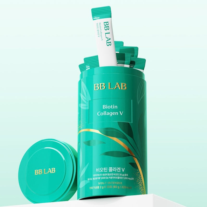 BB LAB Biotin Collagen V 30 Sticks 60g disponible sur Ma petite Coree, ton Eshop 100% K-beauty en direct de Seoul