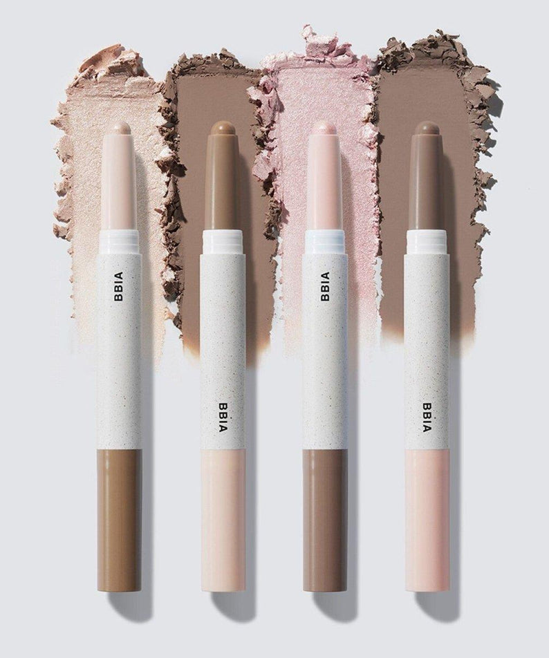 BBIA Last Contour Stick en quatre teintes, idéale pour le contouring et mise en valeur du visage, cosmétique essentiel.