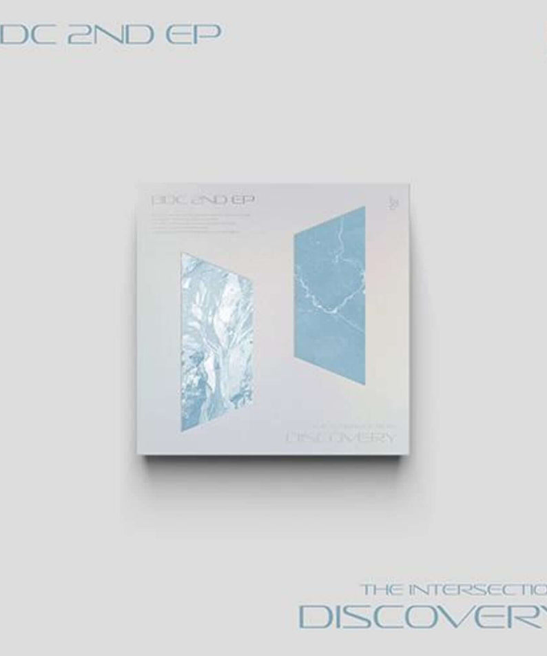 BDC - 2ND EP [THE INTERSECTION : DISCOVERY] (DREAMING ver.) - Album Kpop BDC, couverture bleue sur fond clair.