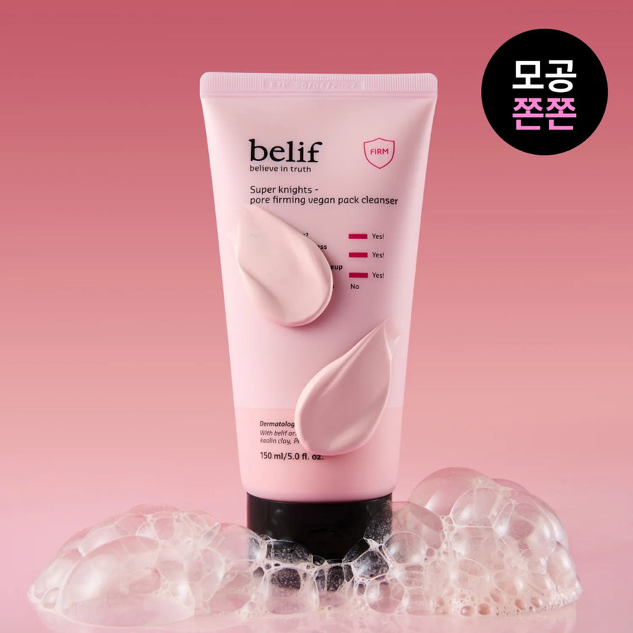 BELIF Super Knights Pore Fiming Vegan Pack Cleanser 150ml