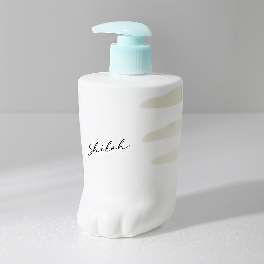 BELLBOY STUDIO Silky Shiloh Prime Shampoo 400ml : flacon blanc et bleu sur fond clair, vue produit.