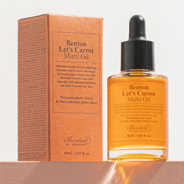 BENTON Let's Carrot Multi Oil 30ml en stock sur Ma Petite Corée