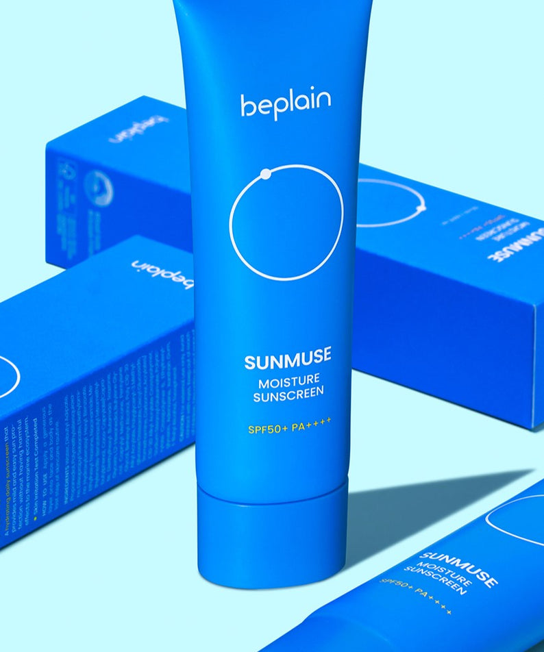 BEPLAIN Sunmuse Moisture Sunscreen SPF50+ PA++++ 50ml disponible sur Ma petite Coree, ton Eshop 100% K-beauty en direct de Seoul