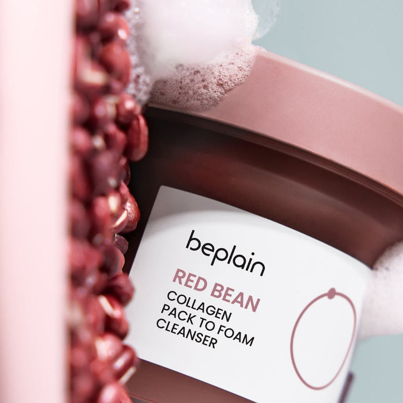 BEPLAIN Red Bean Collagen Pack-to-Foam Cleanser 100ml