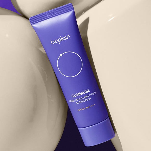 BEPLAIN Sunmuse Tone Up and Correcting Sunscreen SPF50+ PA++++ 50ml disponible sur Ma petite Coree, ton Eshop 100% K-beauty en direct de Seoul