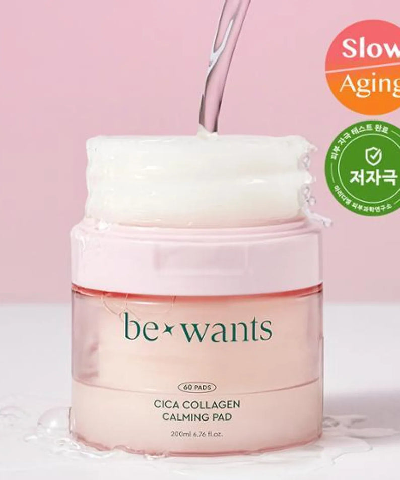 BEWANT Cica Collagen Calming Pads 60 Sheets