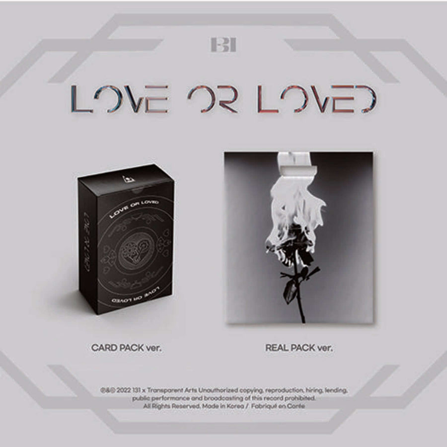 B.I - [Love or Loved Part.1] (2 Random 1) - Album Kpop