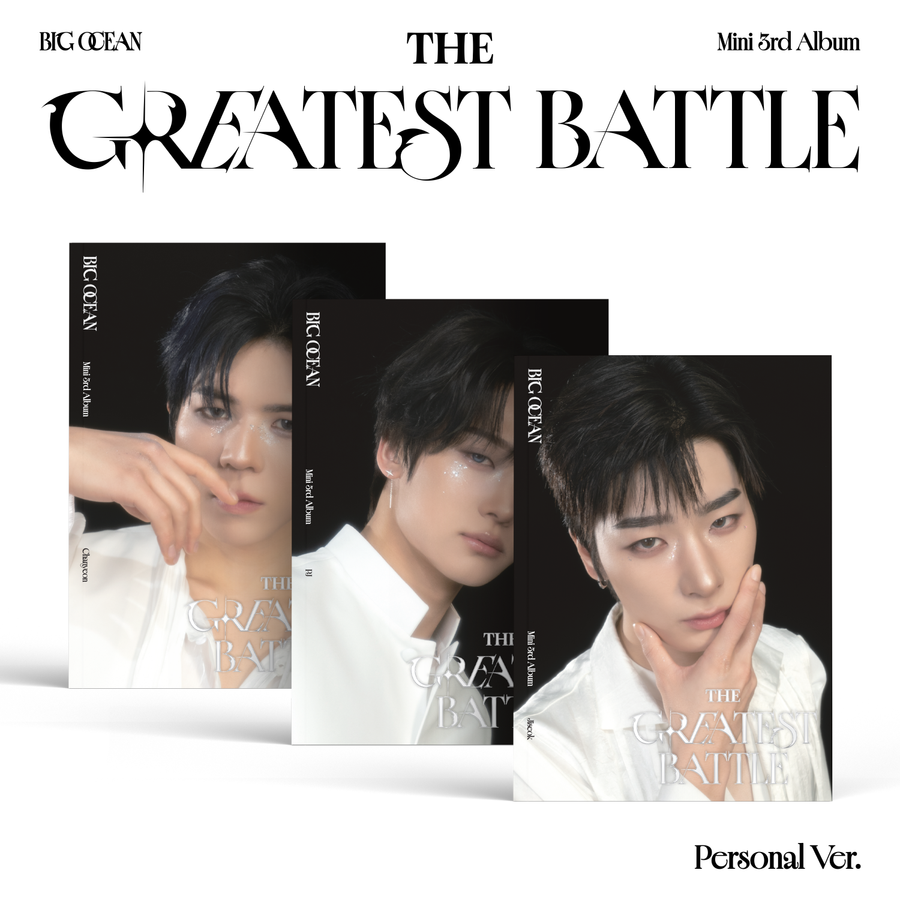BIG OCEAN - 3rd Mini Album [THE GREATEST BATTLE](Personal Ver.) - Album Kpop