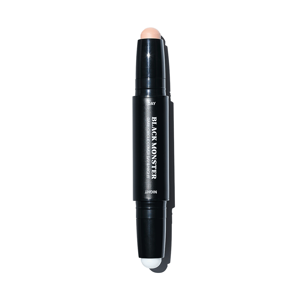 BLACK MONSTER Dark Circle Cover Day & Night de la marque BLACK MONSTER, stick anti-cernes sur fond noir