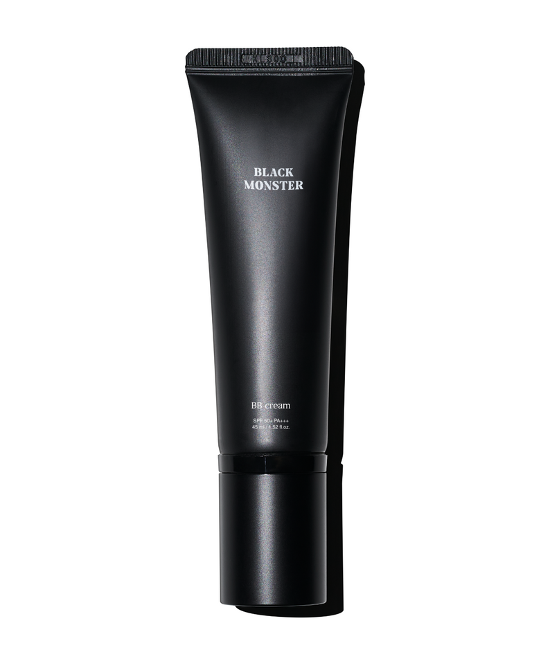 BLACK MONSTER Monster BB Cream 45ml, tube noir sur fond blanc, produit de la marque BLACK MONSTER, vue produit.