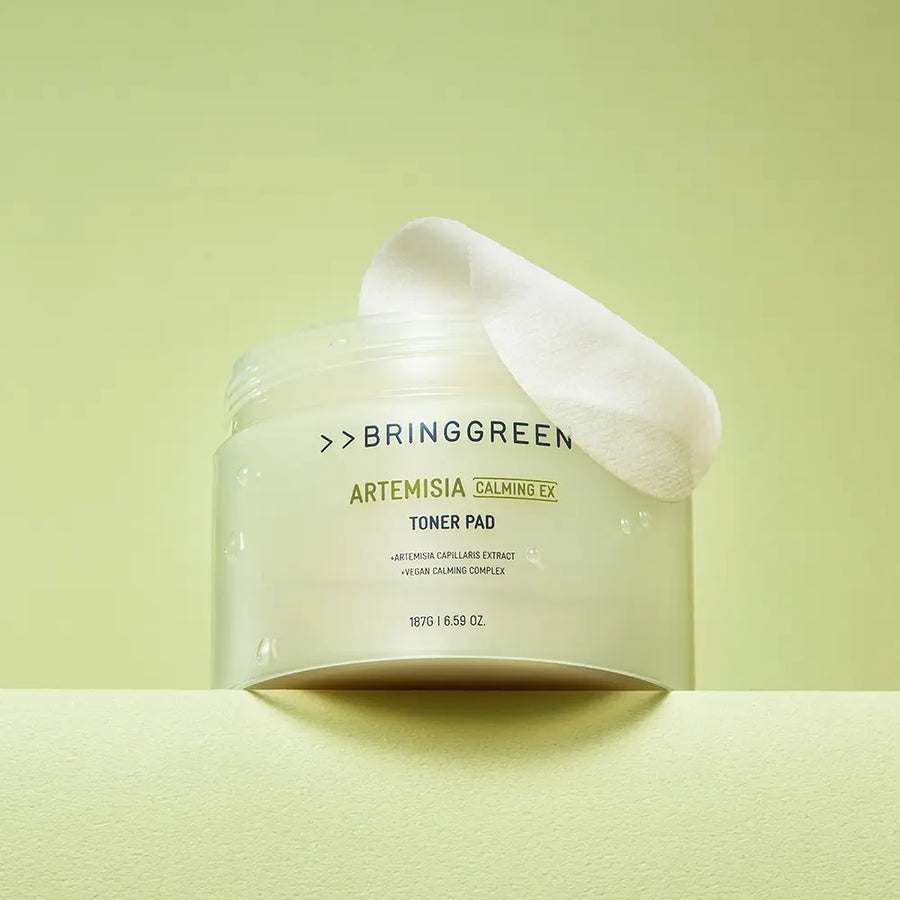 BRINGGREEN Mugwort Calming EX Toner Pads 75 Sheets